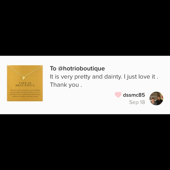 GOLD Life is Beautiful ♡ GIFT Necklace - Picture 4 of 6